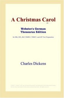 A Christmas Carol (Webster's German Thesaurus Edition)
