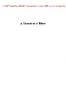 A grammar of Dime (Omotic)