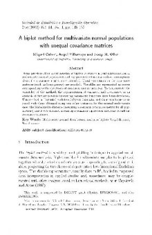 A biplot method for multivariate normal populations with unequal covariance matrices