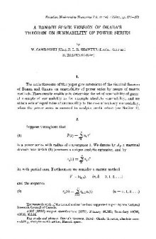 A Banach space version of Okada's theorem on summability of power series