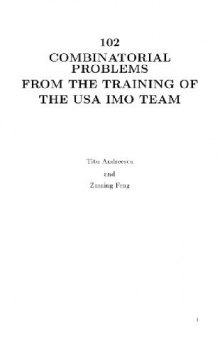 102 Combinatorial problems from the training of USA IMO team