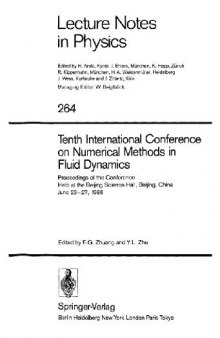 10th Int'l Conference on Numerical Methods in Fluid Dynamics