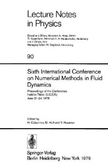 6th Int'l Conference on Numerical Methods in Fluid Dynamics