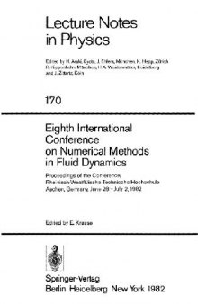 8th Int'l Conference on Numerical Methods in Fluid Dynamics