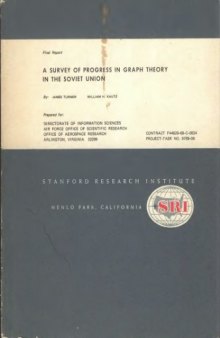 A survey of progress in graph theory in the Soviet Union