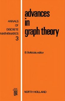 Advances in graph theory