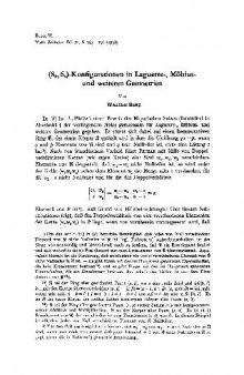 (83, 64)-Konfigurationen in Laguerre-, Mobius-und weiteren Geometrien