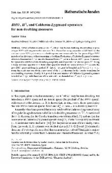 BMO, H1, and Calderon-Zygmund operators for non doubling measures