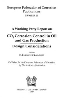B0688 CO2 Corrosion control in oil and gas production