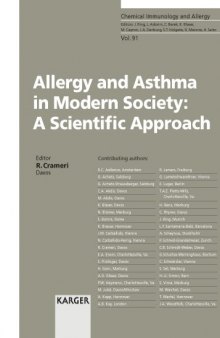 Allergy And Asthma in Modern Society: A Scientific Approach