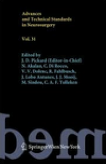 Advances and Technical Standards in Neurosurgery. Volume 31