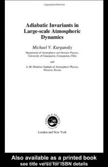 Adiabatic Invariant in Large-Scale Atmospheric Dynamics