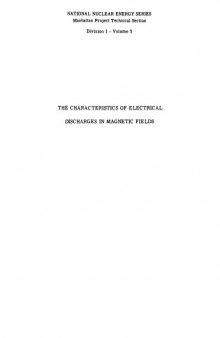 The characteristics of electrical discharges in magnetic fields