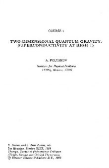 2D Quantum Gravity and SC at high Tc