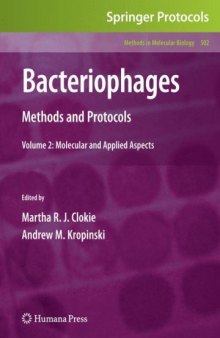 Bacteriophages: Methods and Protocols, Volume 2 Molecular and Applied Aspects