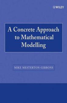 A concrete approach to mathematical modelling