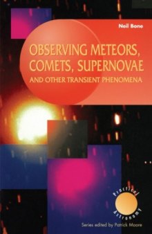 Observing Meteors, Comets, Supernovae and other Transient Phenomena