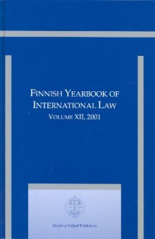 Finnish Yearbook of International Law 2001 (Finnish Yearbook of International Law)