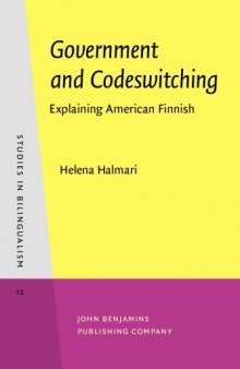 Government and Codeswitching: Explaining American Finnish