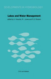 Lakes and Water Management: Proceedings of the 30 Years Jubilee Symposium of the Finnish Limnological Society, held in Helsinki, Finland, 22–23 September 1980