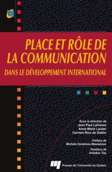 Place et rôle de la communication dans le développement international