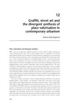 [Article] Graffiti, street art and the divergent synthesis of place valorisation in contemporary urbanism