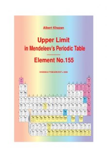 Upper limit in Mendeleev's periodic table: element no. 155 = Den ovre gransen i Mendelejevs periodiska system: element no. 155
