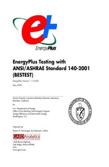 Energyplus v1-1 Ashrae 140 Bestest