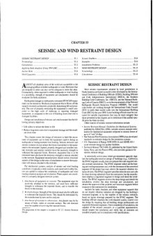 Handbook 1999 HVAC - Seismic and wind restraint design