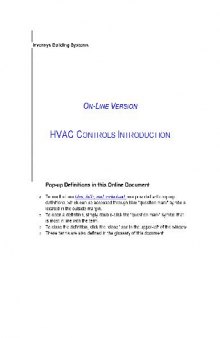 HVAC Controls Introduction