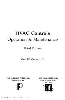 HVAC Controls. Operation & Maintenance