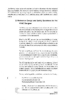 Reference Design and Safety Guidelines for the HVAC Designers