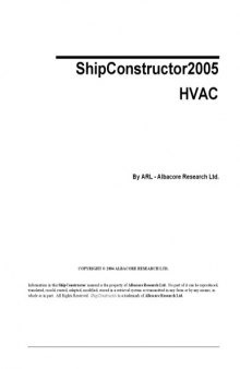 ShipConstructor 2005 HVAC