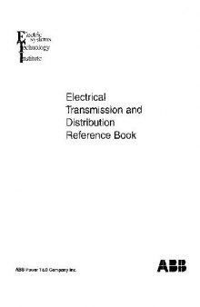 Electrical Transmission and Distribution Reference Book