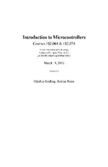 Introduction to microcontrollers