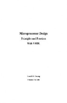 Microprocessor Design with VHDL