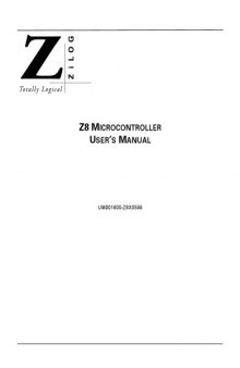 Z8 microcontroller user's manual