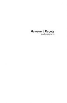 Humanoid Robots. New Developments
