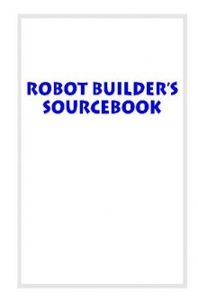 Robot Builders Source Book