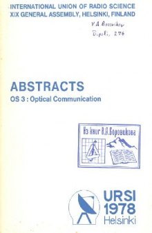 Abstracts OS 3: Optical communications
