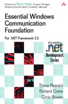 Essential Windows Communication Foundation (WCF) For NET Framework 3 5