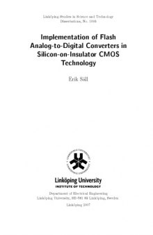 Implementation of flash analog-to-digital converters in silicon-on-insulator CMOS technology