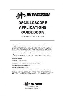 B&K Oscilloscope Applications Guide Book