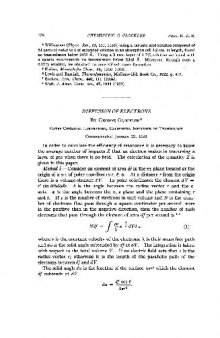 Diffusion of Electrons