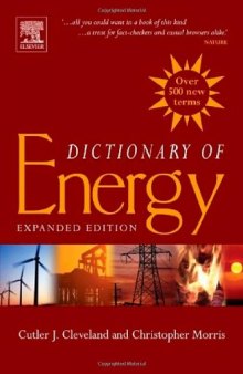 Dictionary of Energy: Expanded Edition