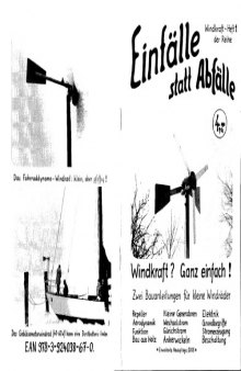 Einfaelle statt Abfaelle - Windkraft, Ganz einfach!