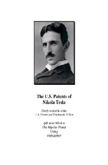 Complete Us Patents Of Nikola Tesla Free Energy Electricity Alternative