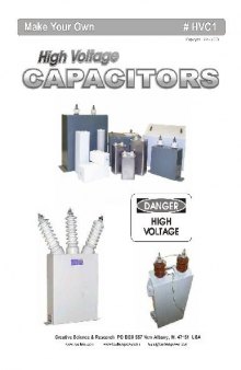 Make Your Own High Voltage Capacitors