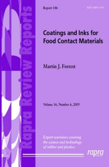 Coatings and Inks for Food Contact Materials