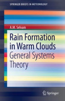 Rain Formation in Warm Clouds: General Systems Theory